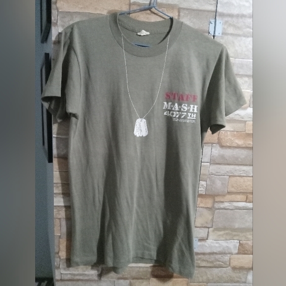 Vintage 1980s M*A*S*H 4077 Shirt Mens Medium - Picture 2 of 7